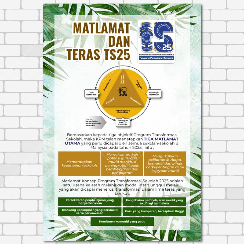 Poster Program Transformasi Sekolah TS25  Shopee Malaysia