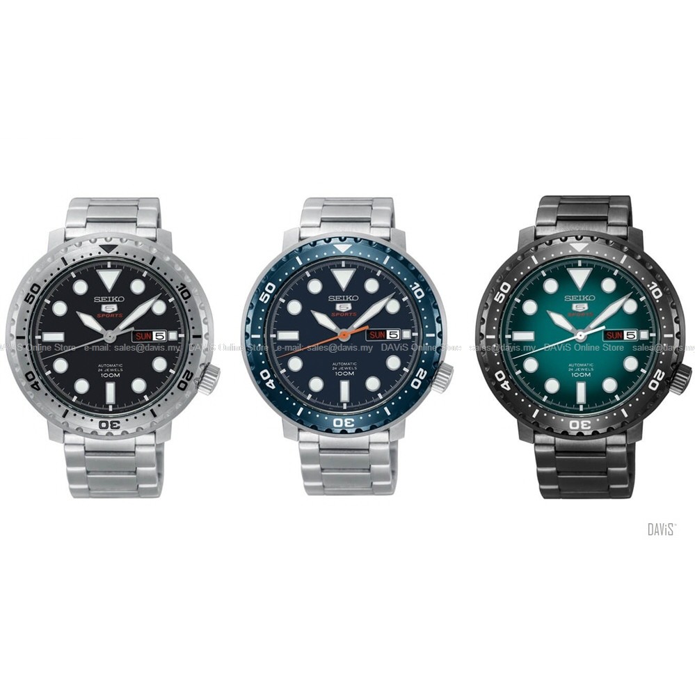 SEIKO SRPC61K1 / SRPC63K1 / SRPC65K1 / Men's Watch SEIKO 5 Sports Bottle Cap  Day Date Automatic SS Bracelet *Original | Shopee Malaysia