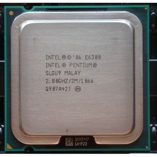 Что лучше intel core 2 duo или intel pentium e6300