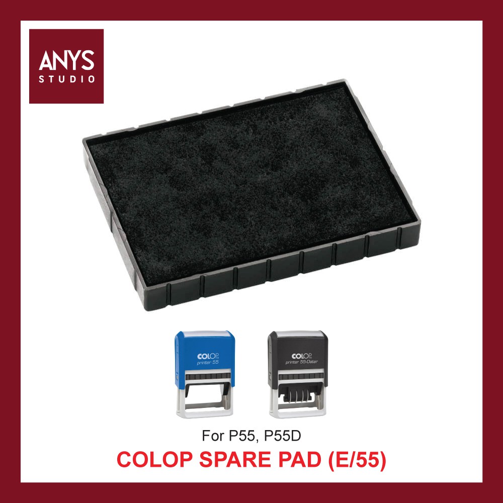 Colop E/55 Replacement Ink Pad to Suit Colop Printer P55 Printer P55 Dater 