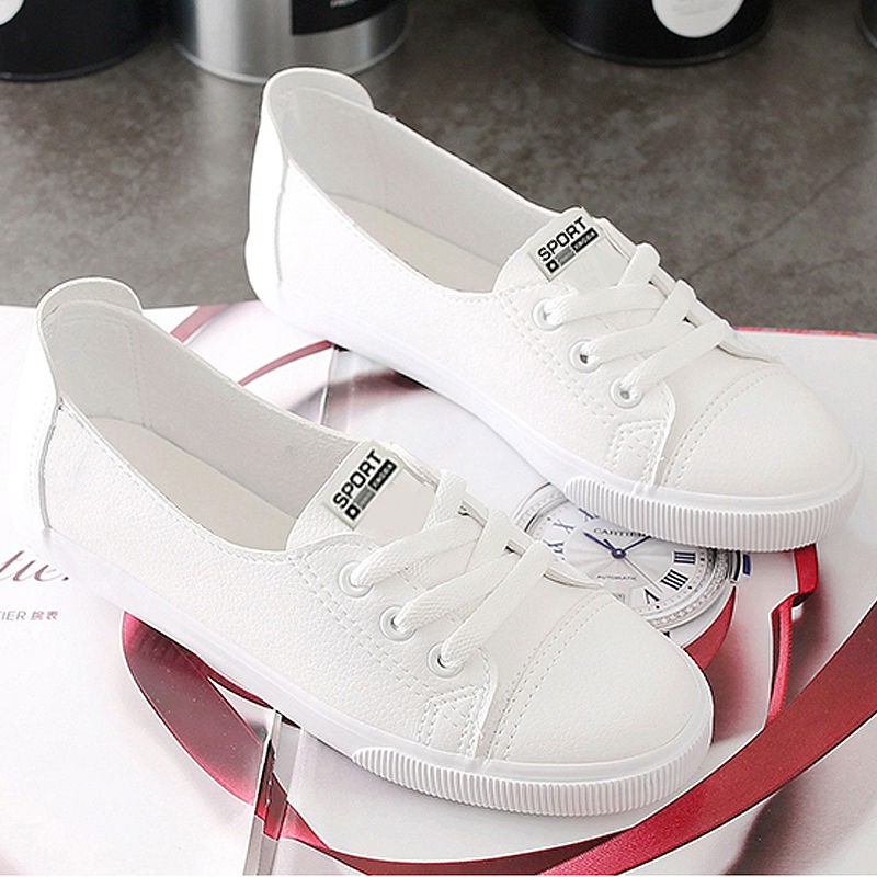 A Small White Shoe Girl 2019 Summer New Flat Bottom Casual