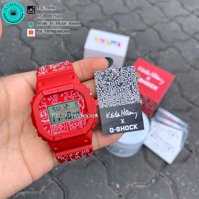 keith haring g shock