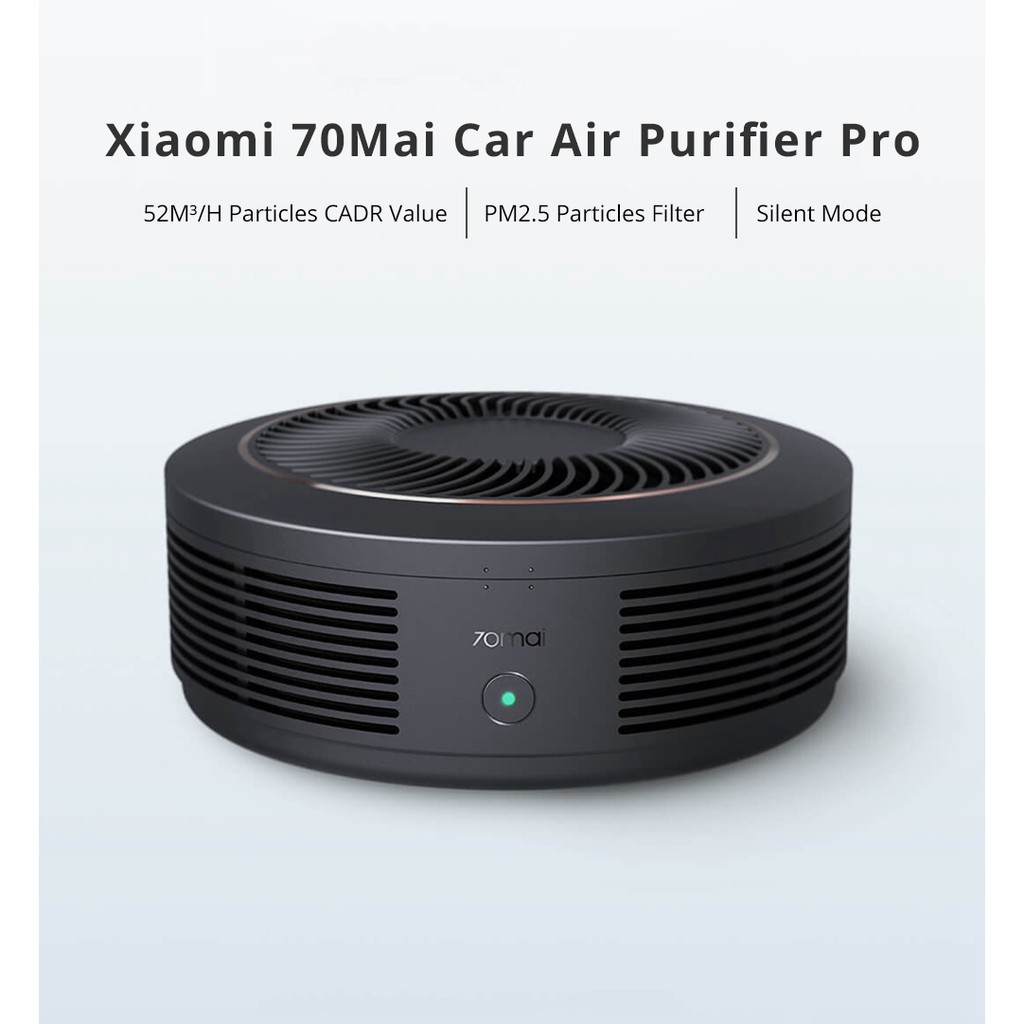 Xiaomi 70mai Car Air Purifier Pro AC02 PM 2.5 Smart App Control Monitor Dust Sensor Filter High