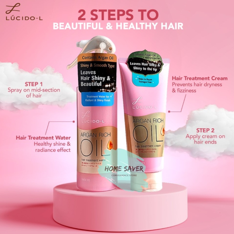 LucidoL Argan Rich Oil Hair Treatment Cream/LUCIDOL Designing Tube