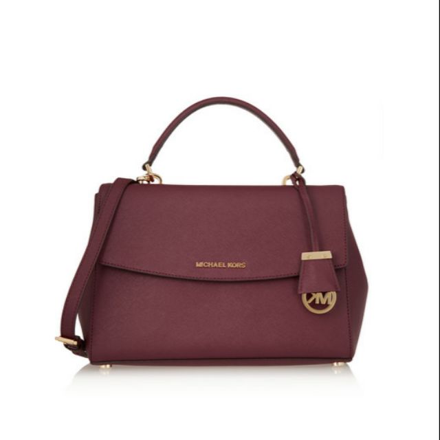 michael kors burgundy shoulder bag