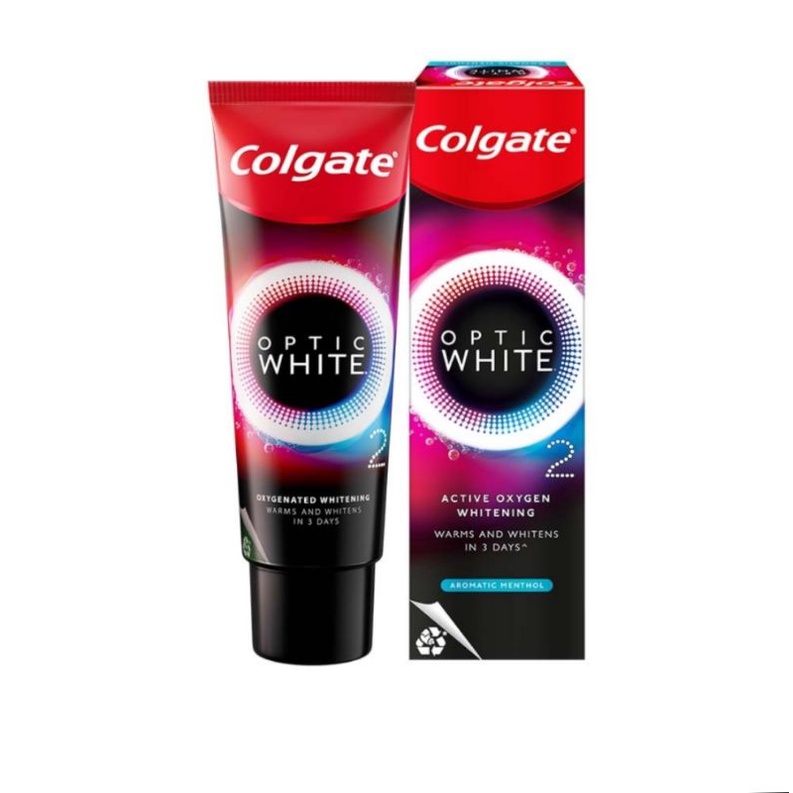 COLGATE Optic White O2 Oxygen Whitening Toothpaste 85g | Shopee Malaysia