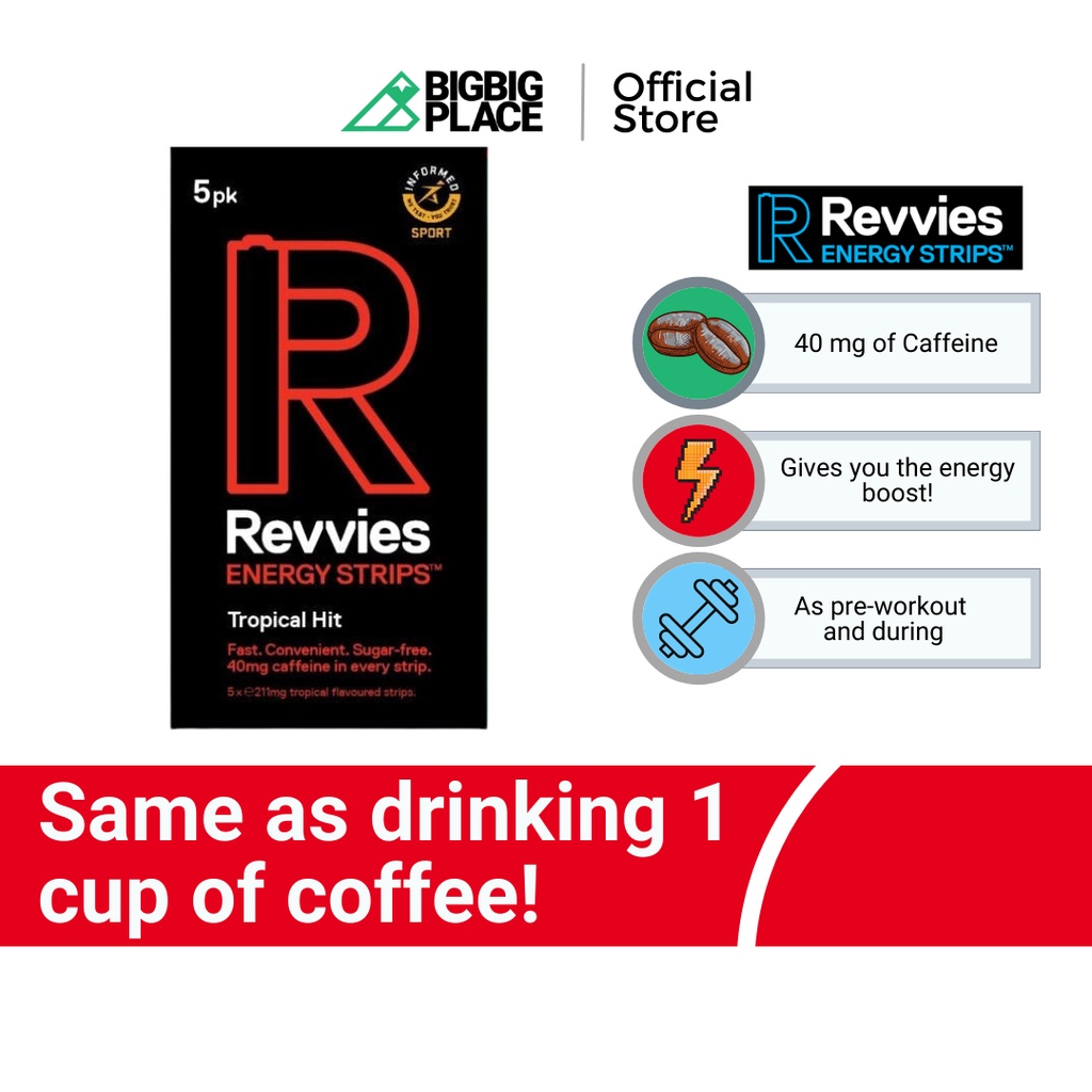 Revvies Energy Strips Tropical Hit (5 Strips) Shopee Malaysia