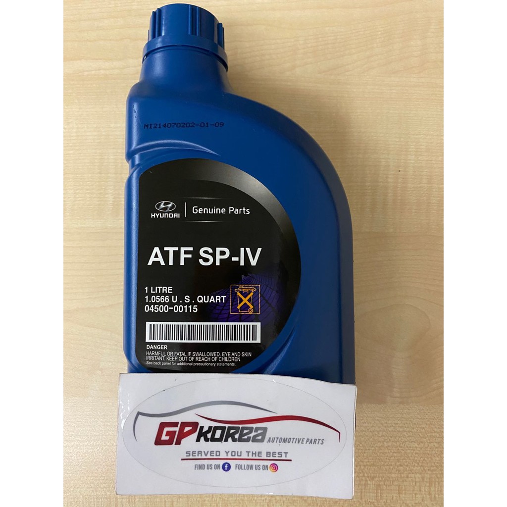 HYUNDAI KIA AUTO TRANSMISSION FLUIDS SPIV (1L) Shopee Malaysia