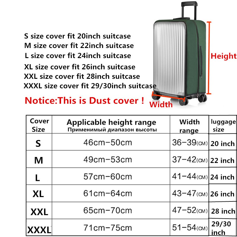 26 inch luggage size