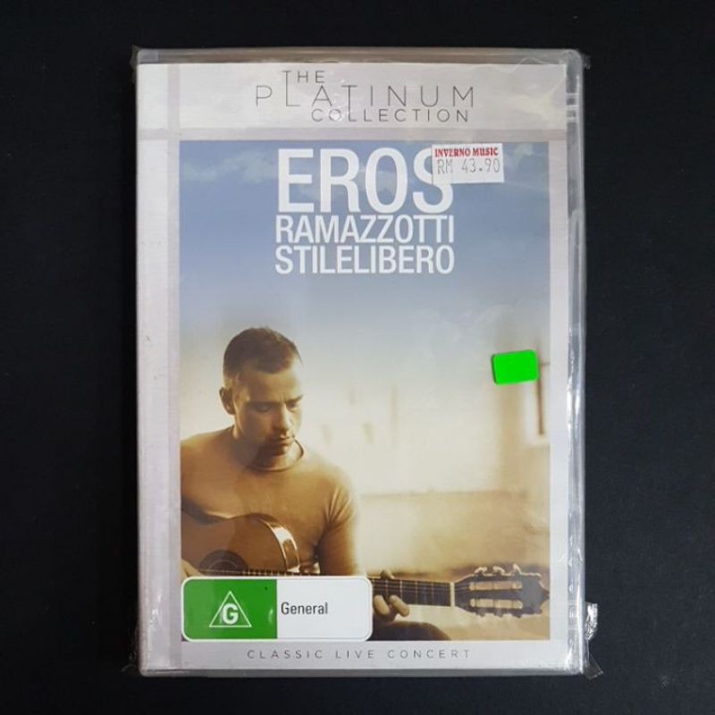 Eros Ramazzotti Stilelibero Dvd Shopee Malaysia