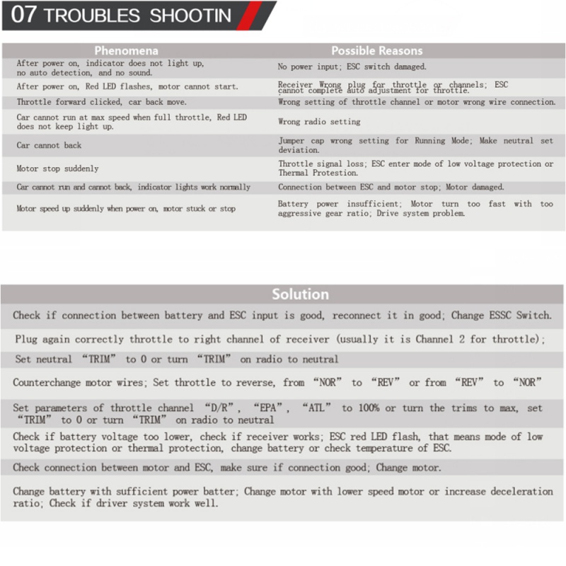 Quality Purpose 1060 60A Waterproof Brushed ESC Speed Controller Forward Brake Reverse 6V/2A BEC 1/10 RC Model Car HS... - Image 5