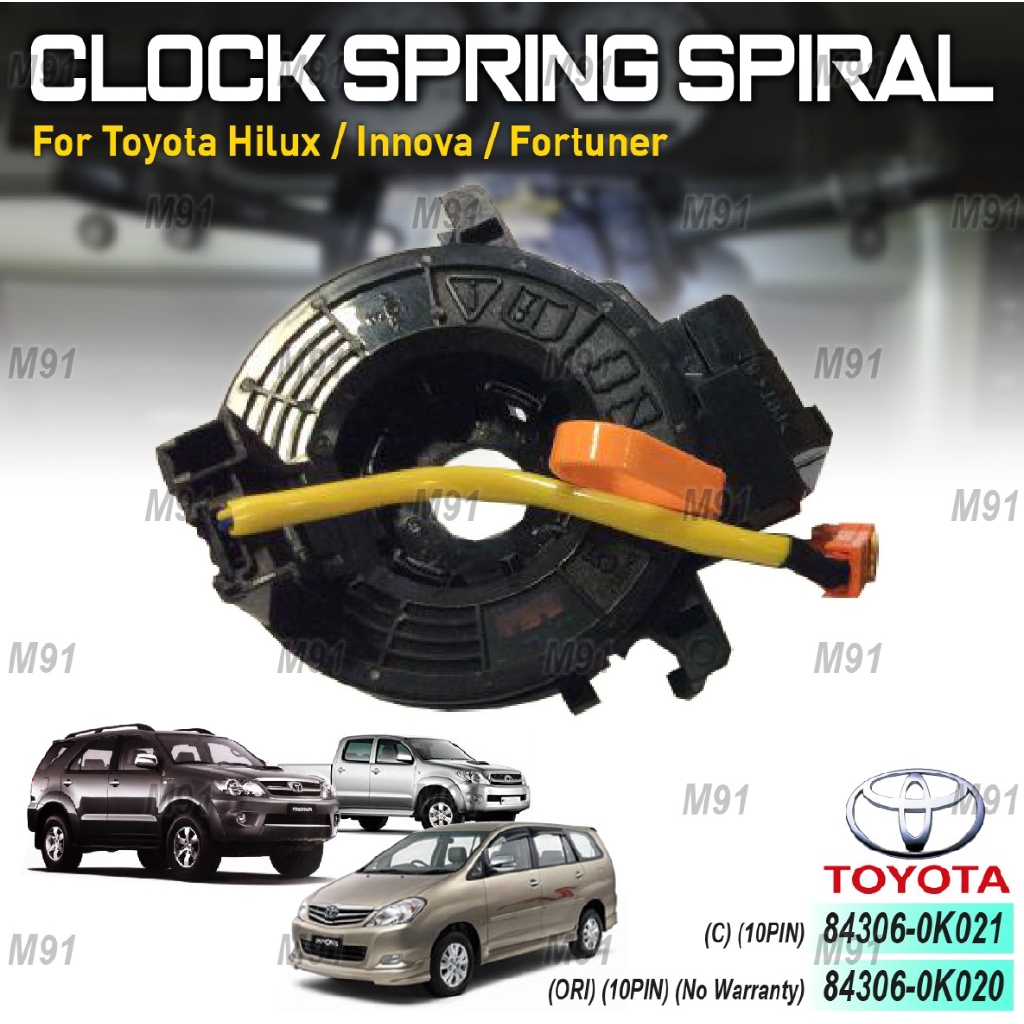 Toyota Hilux Innova Fortuner Clock Spring BeeCost
