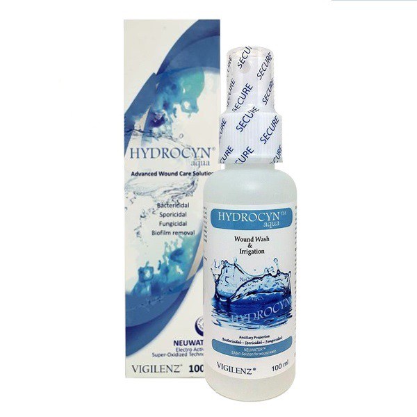 Hydrocyn Aqua Advanced Wound Care Solution Spray (100ml/bot) Shopee