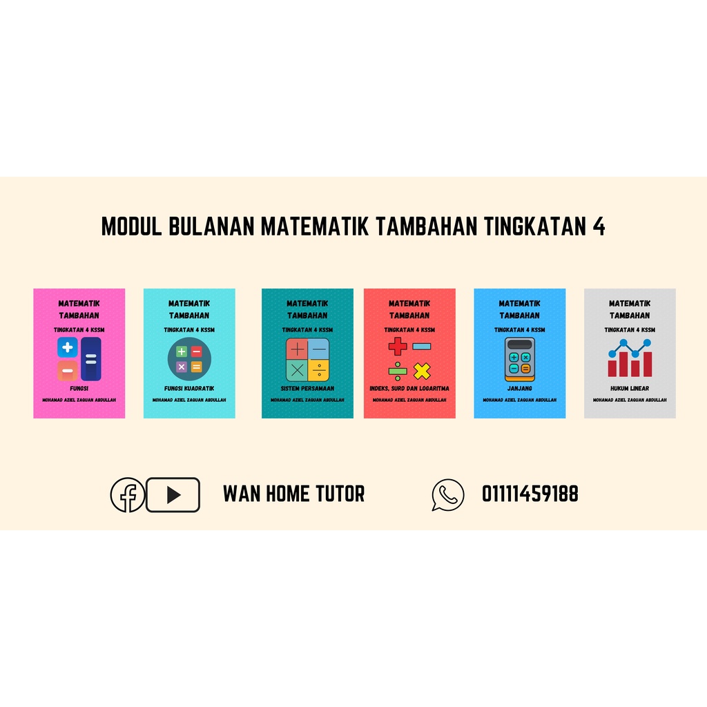 Modul Bulanan Spm Matematik Tambahan Tingkatan 4 Shopee Malaysia