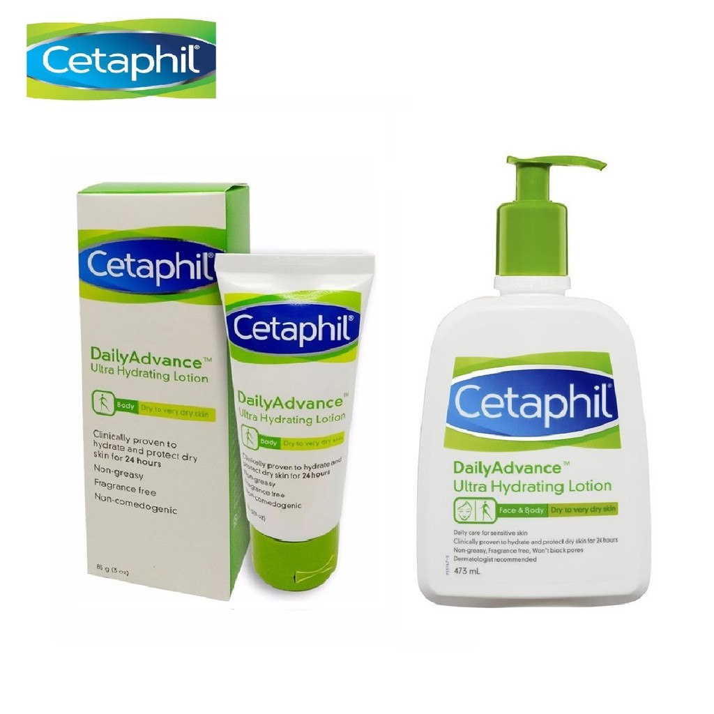 Cetaphil Daily Advance Ultra Hydrating Lotion 3oz 473ml Shopee Malaysia