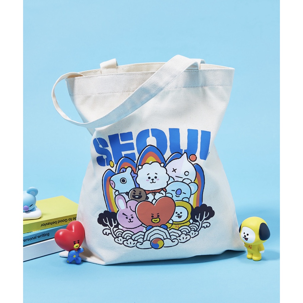 [Line Friends BT21] Line Friends BT21 City Edition Seoul Eco Bag