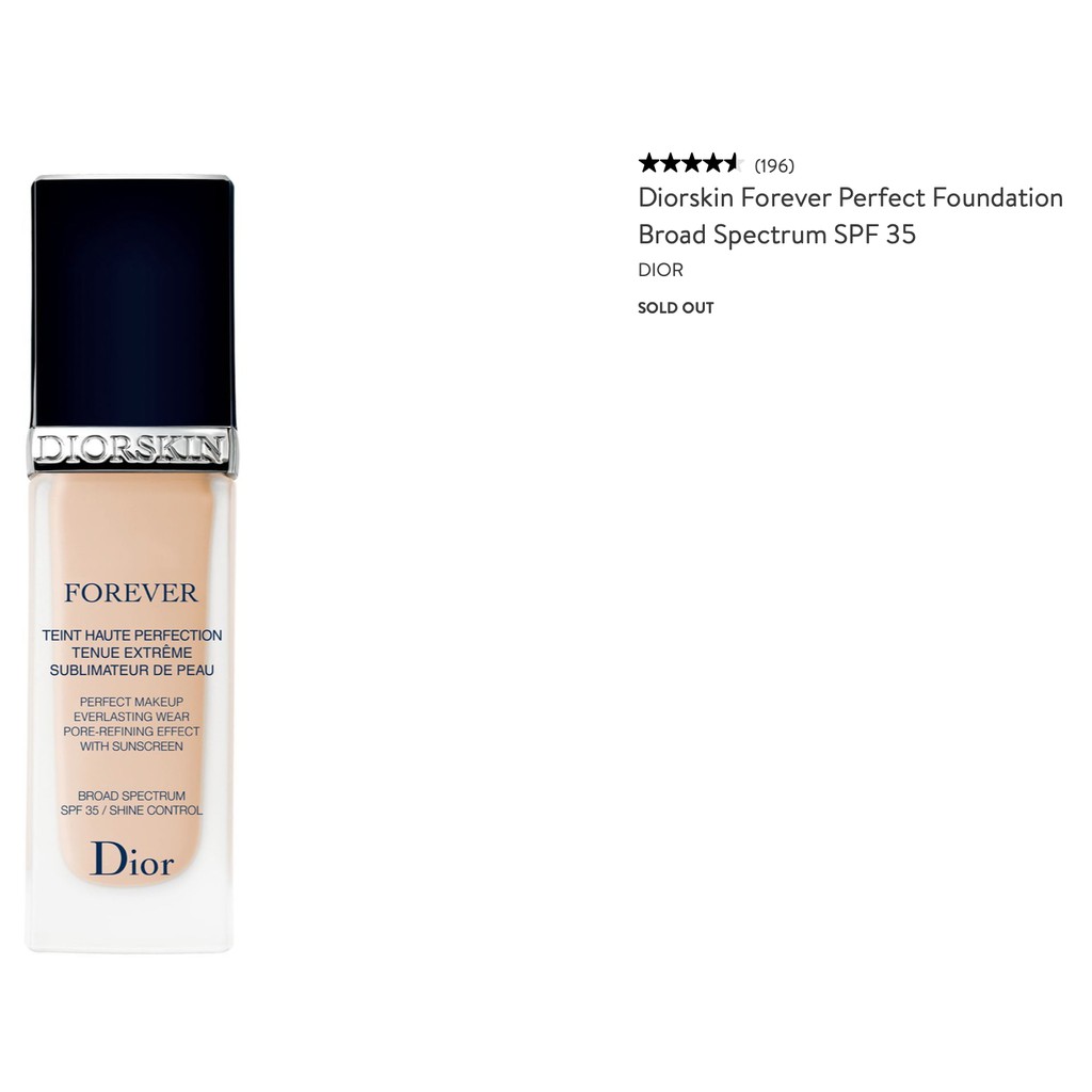 dior forever teint haute perfection tenue extreme sublimateur de peau