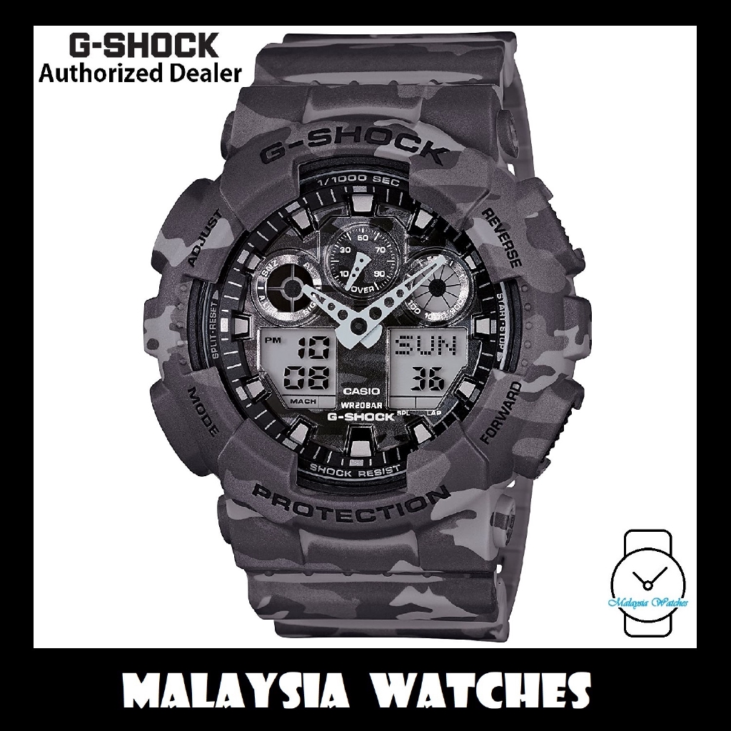 g shock grey camouflage