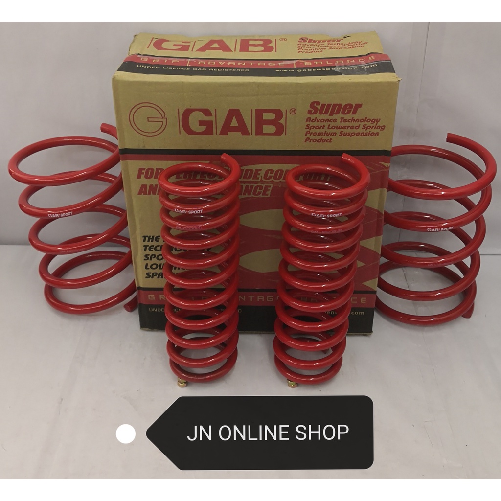 Gab Sport Coil Spring For Proton Wira Satria Waja Gen Persona