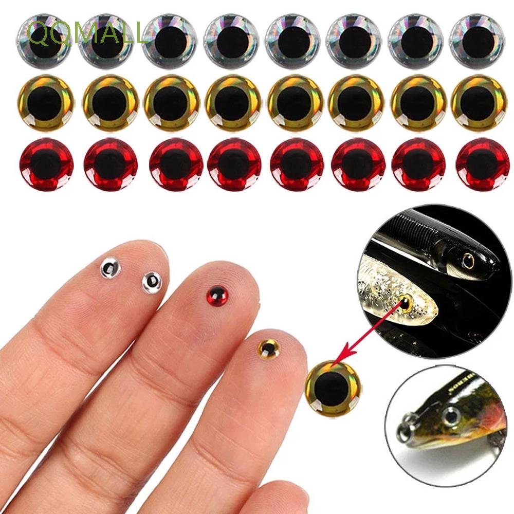 QQMALL Fishing Sticker 3D Fish Eyes Fishing Tackle DIY Eyes Fishing