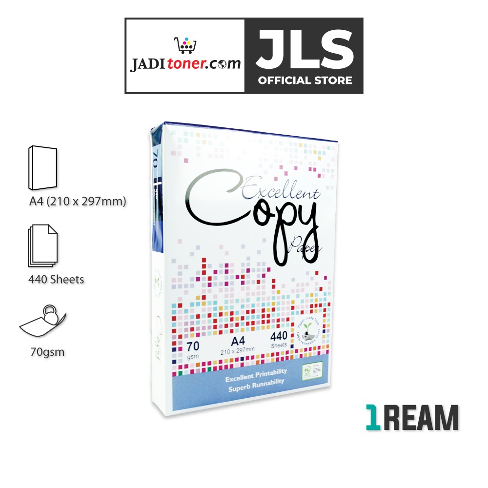Excellent Copy A4 Paper (70gsm x 440's) Shopee Malaysia