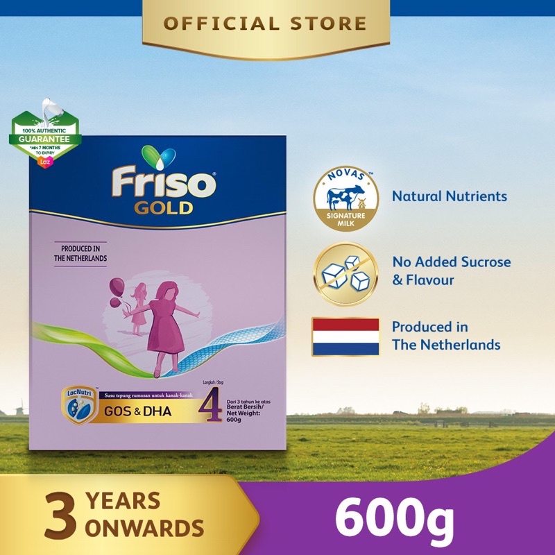 Friso Gold Step 4 (600g) 3 years above 