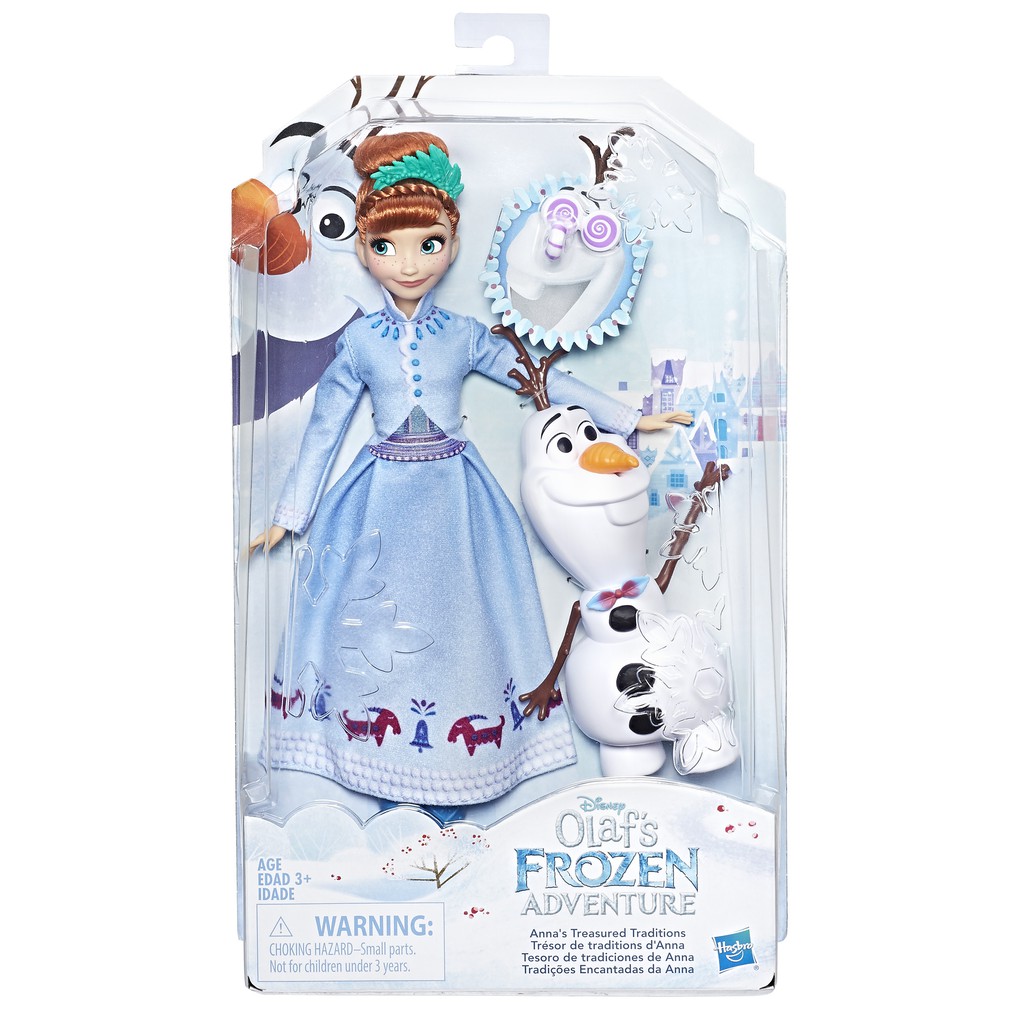 olaf's frozen adventure anna doll