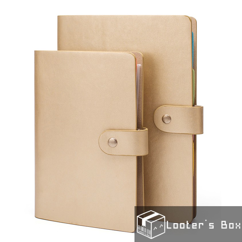 A5 & A6 Gold Elegant Ring Binder Planner Notebook Shopee Malaysia