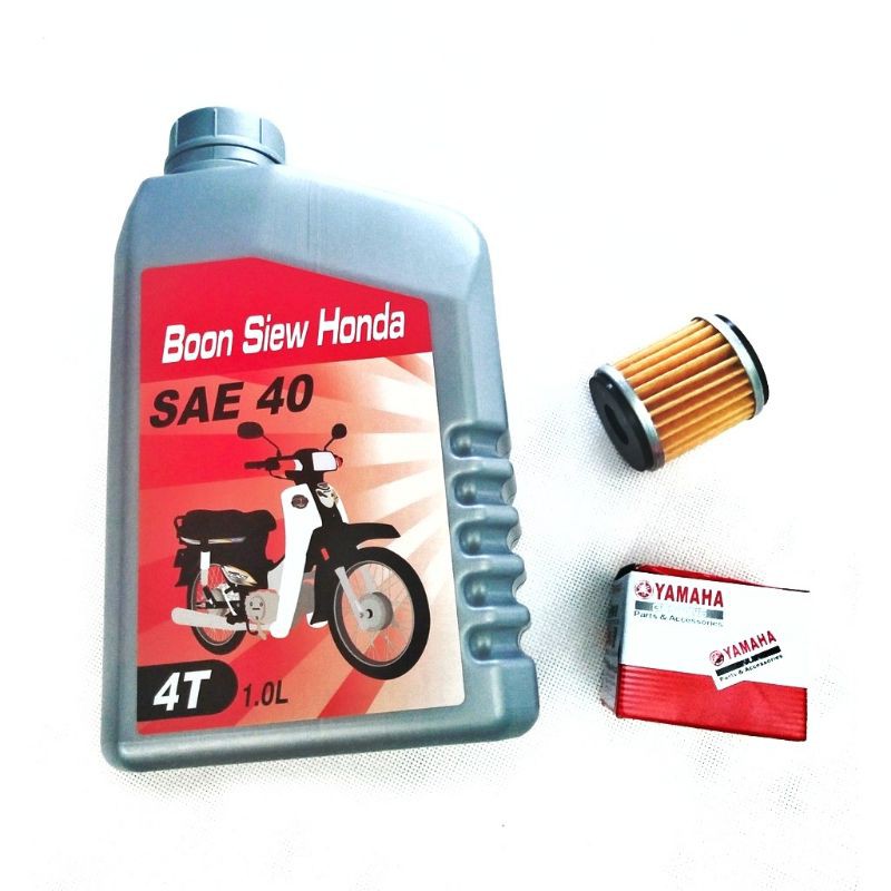 Boon Siew Honda BSH Engine Oil 4T C70 EX5 WAVE125 SAE40 SAE 40 1.0 