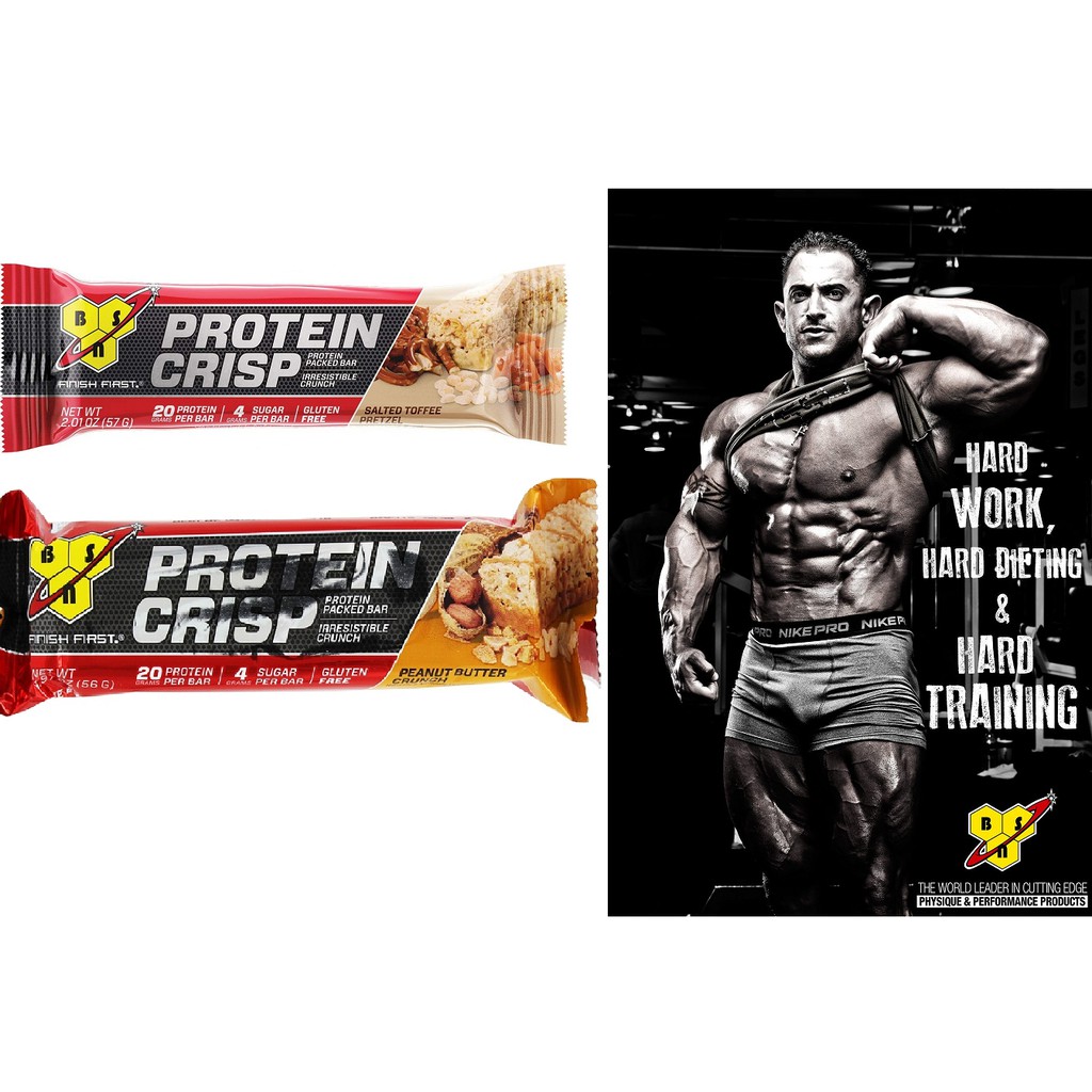 Protein Crisp Crispy Protein Bar Provides 20 Grams Of Protein With 4