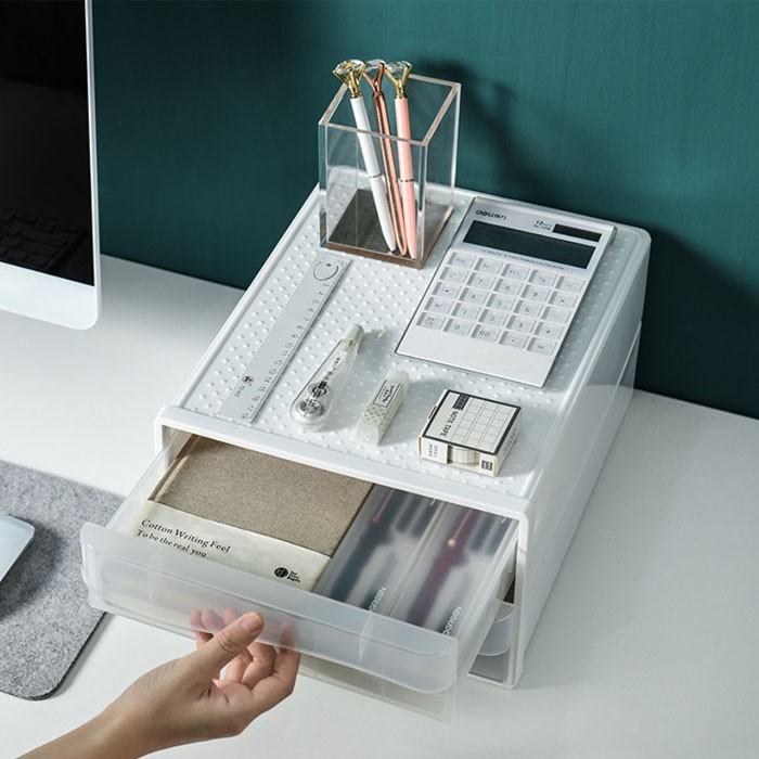 Drawer Cabinet Desk Organizer, Desktop File Storage Box