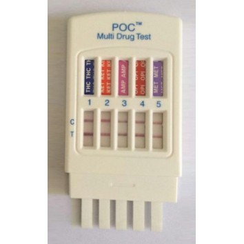 Poc Multi 5 In 1 Urine Drug Test Kit Drug Abuse Test Shopee Malaysia