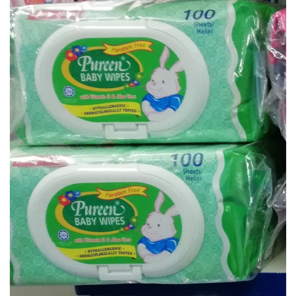 Pureen Baby Wipes 100s