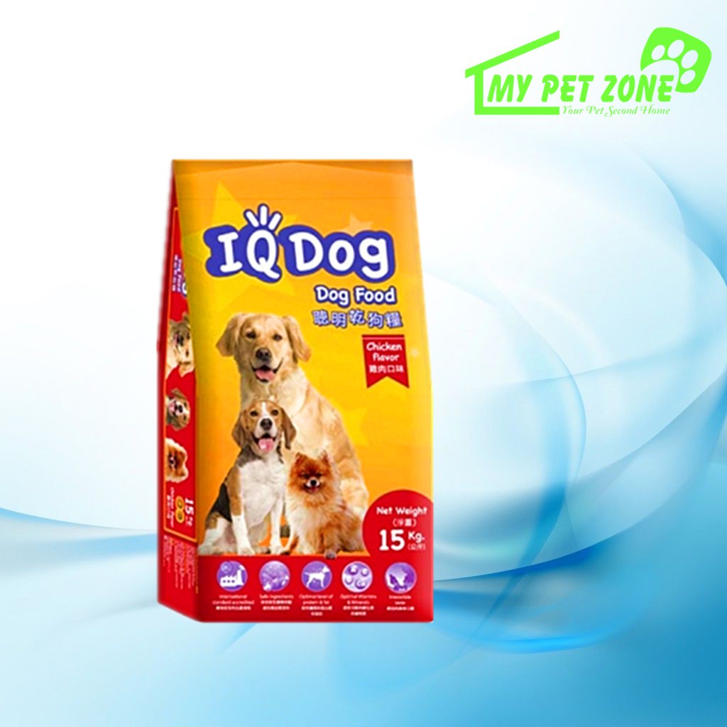 IQ Dog Food - Chicken (15kg) | Shopee Malaysia