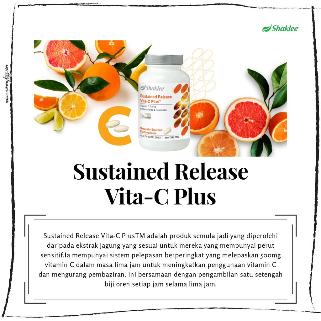 Shaklee Sustained Release Vita C Plus Good Vitamin C For Better Skin And Healthy Lifestyle Best Vitamin Skin Shopee Malaysia