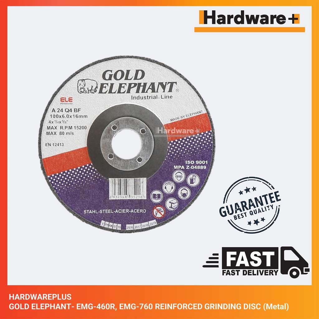 [HARDWAREPLUS] Gold Elephant EMG460R, EMG760 REINFORCED GRINDING