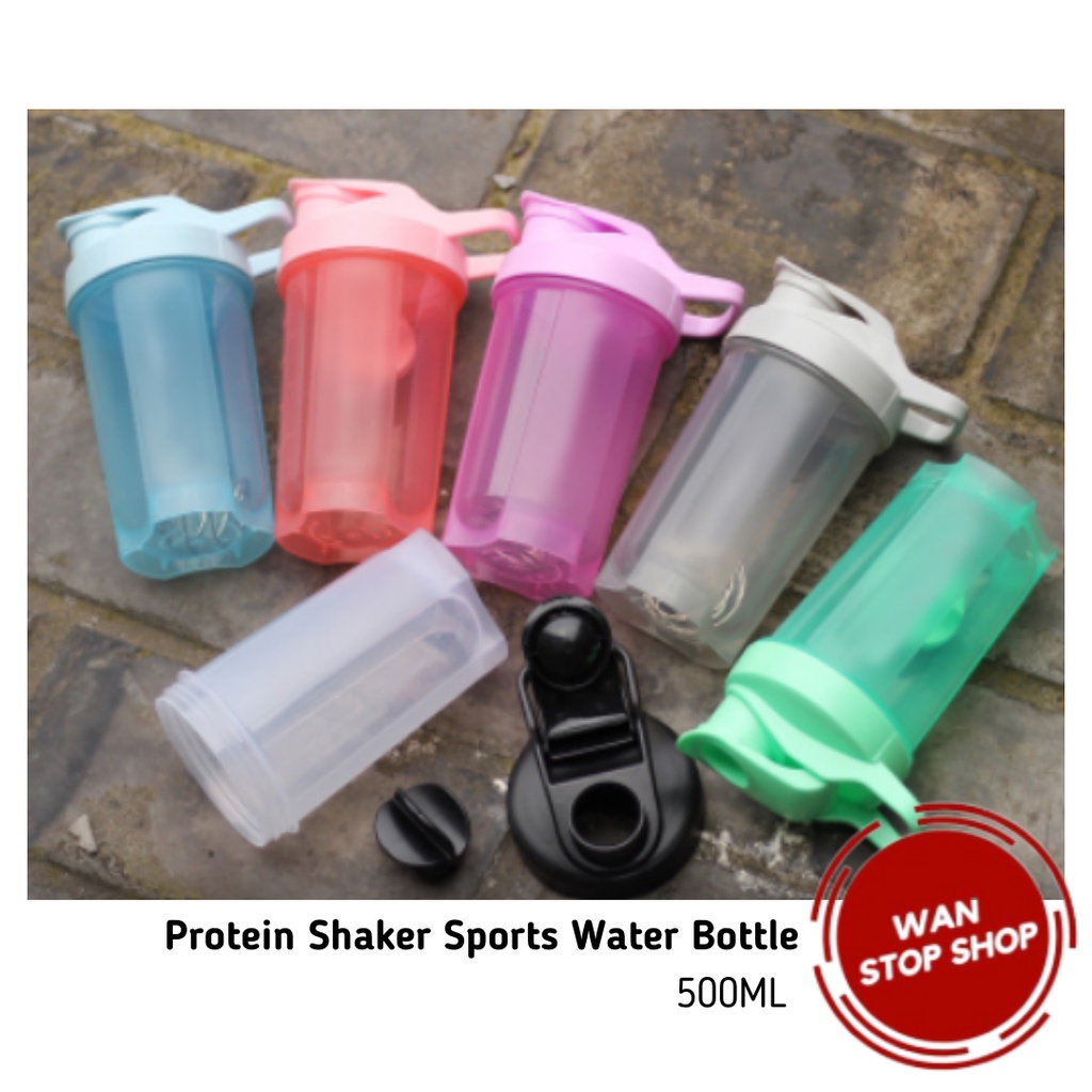 Shaker Water Bottle Sport Water Bottle, Drinkware Multiple Colors