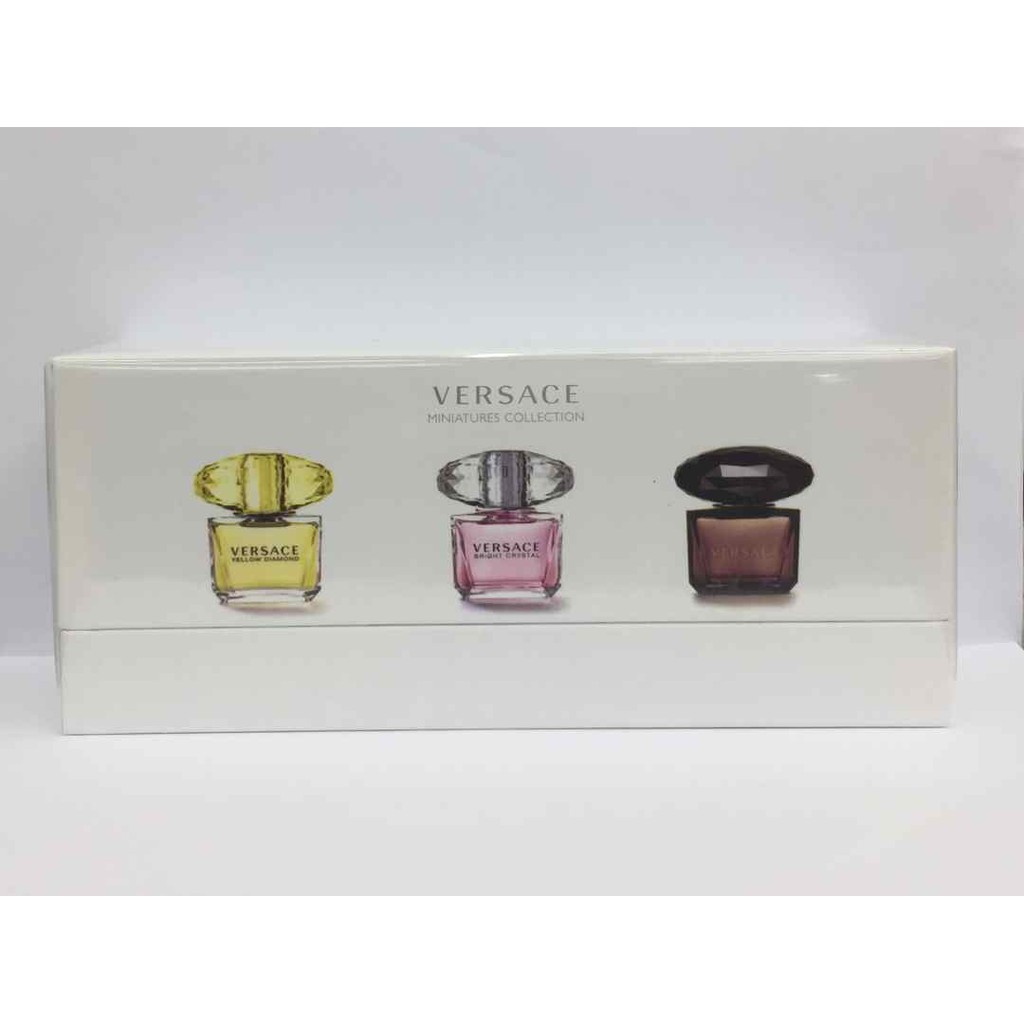 versace miniatures collection 3 piece