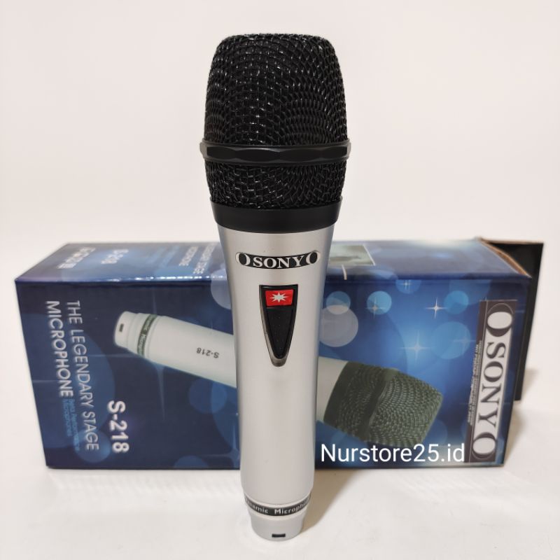 Microphone SONY S218 MIC KARAOKE SONY S218 THE LEGENDARY STAGE