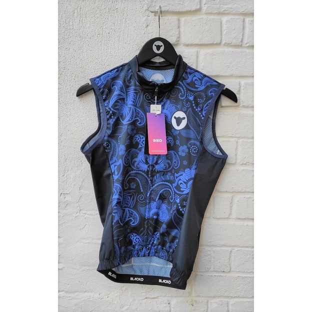 GENUINE Black Sheep Cycling - INK X The Bike Artisans Batik Wind Vest