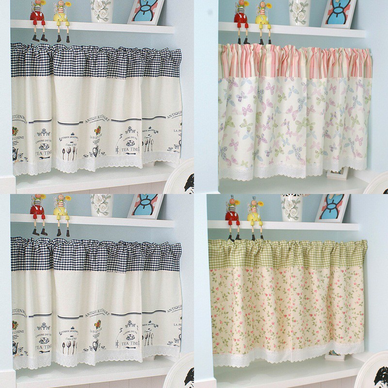 Short Curtain Cabinet Curtains Kitchen, Short Curtains For Kitchen