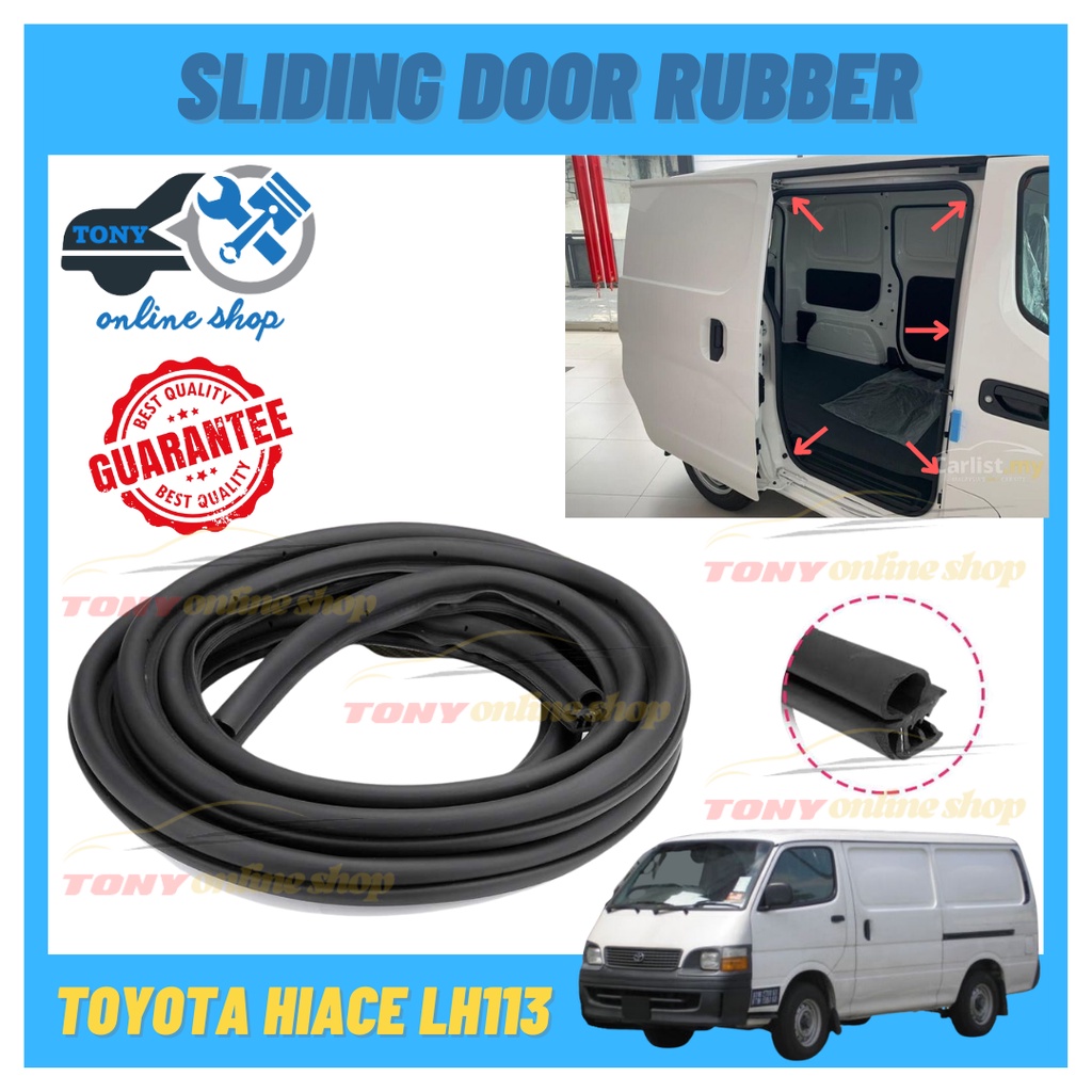 TOYOTA HIACE VAN LH113 SLIDING DOOR RUBBER / SIDE DOOR WEATHERSTRIP