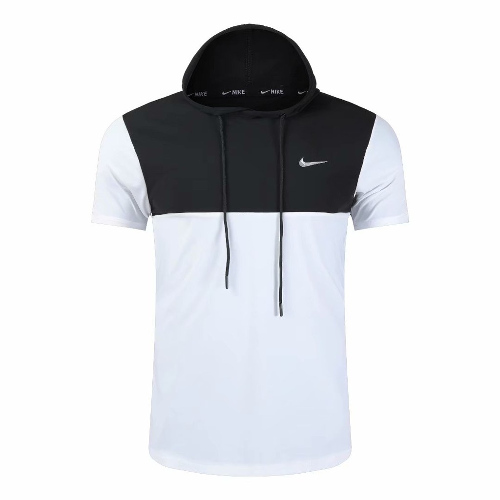 nike hooded short sleeve