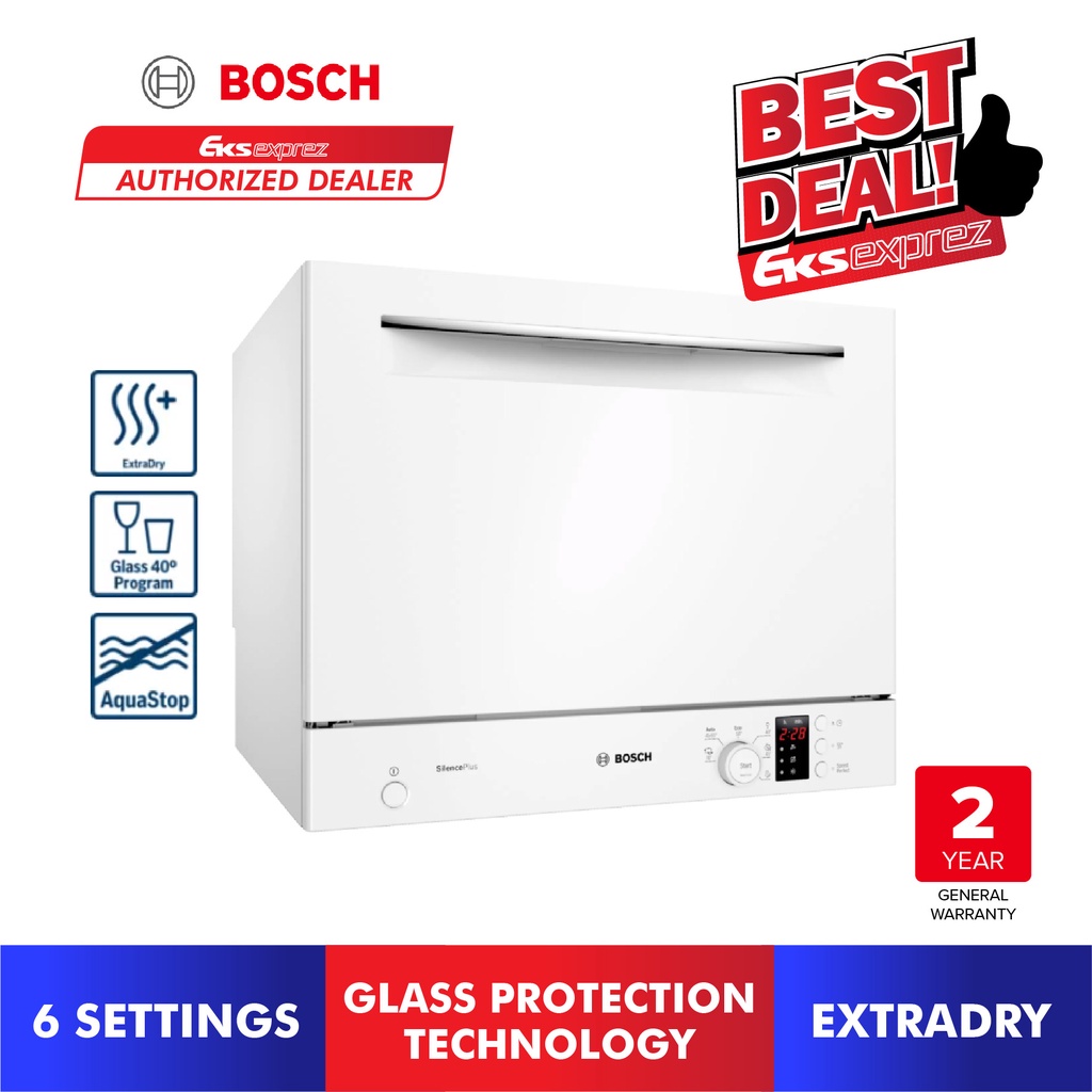 Bosch Serie | 4 Freestanding Compact Dishwasher (55cm) SKS62E32EU