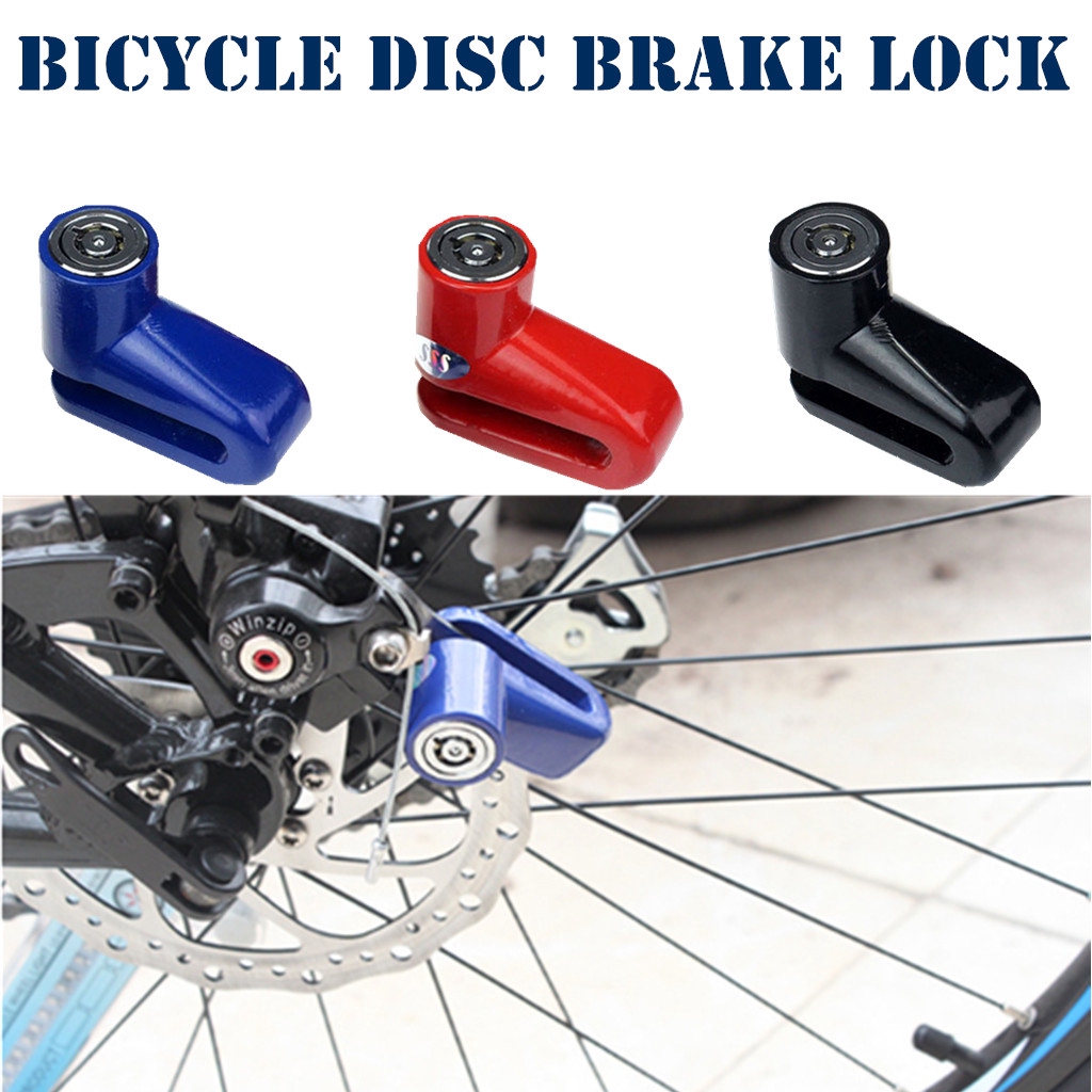 bicycle disc brake lock