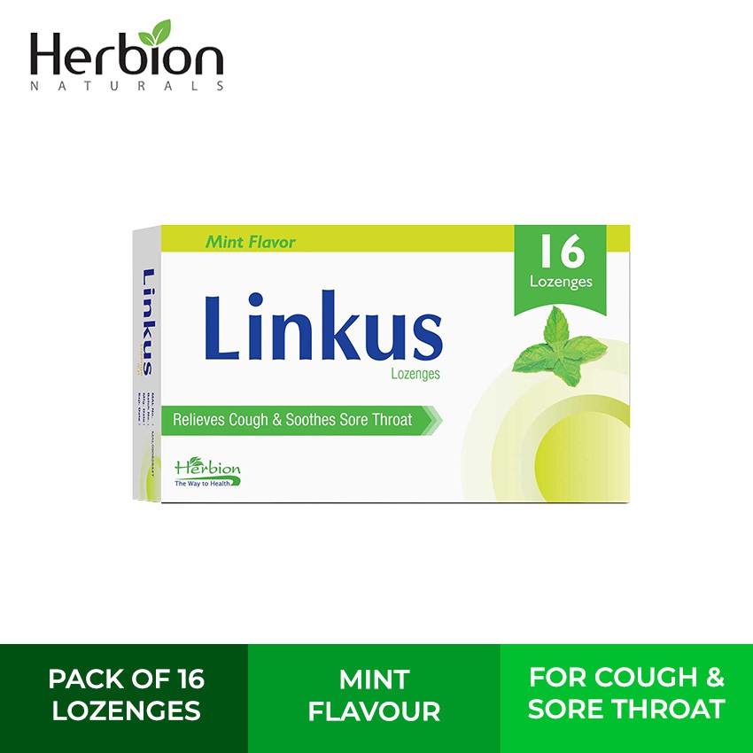 Herbion Linkus Lozenges with Natural Mint Flavor | Shopee Malaysia