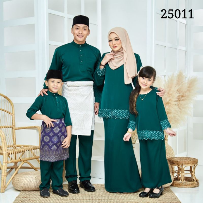 Baju Set Family Sedondon Raya Baju Melayu Baju Kurung Moden Baju Kurung ...