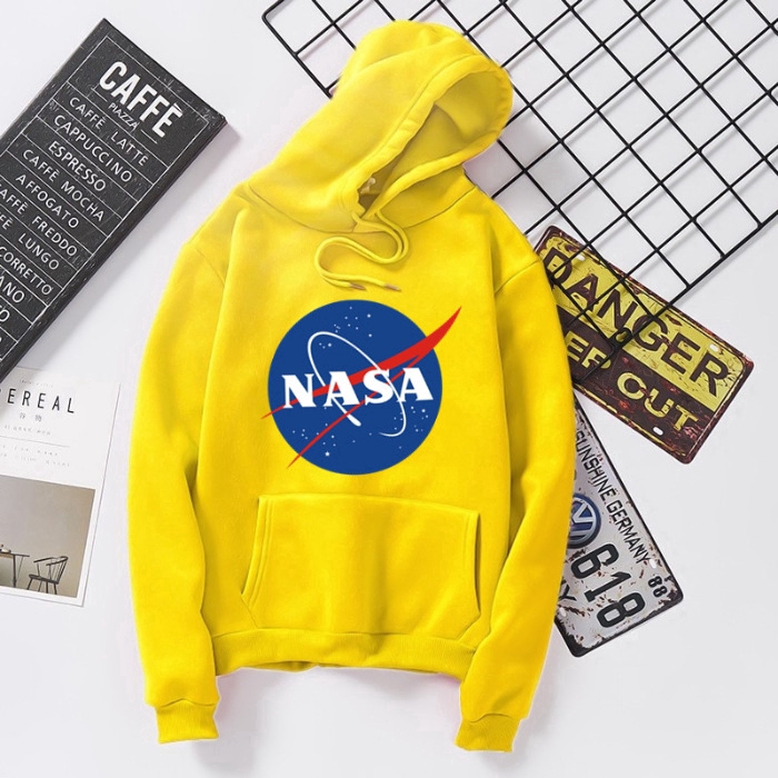 yellow nasa hoodie