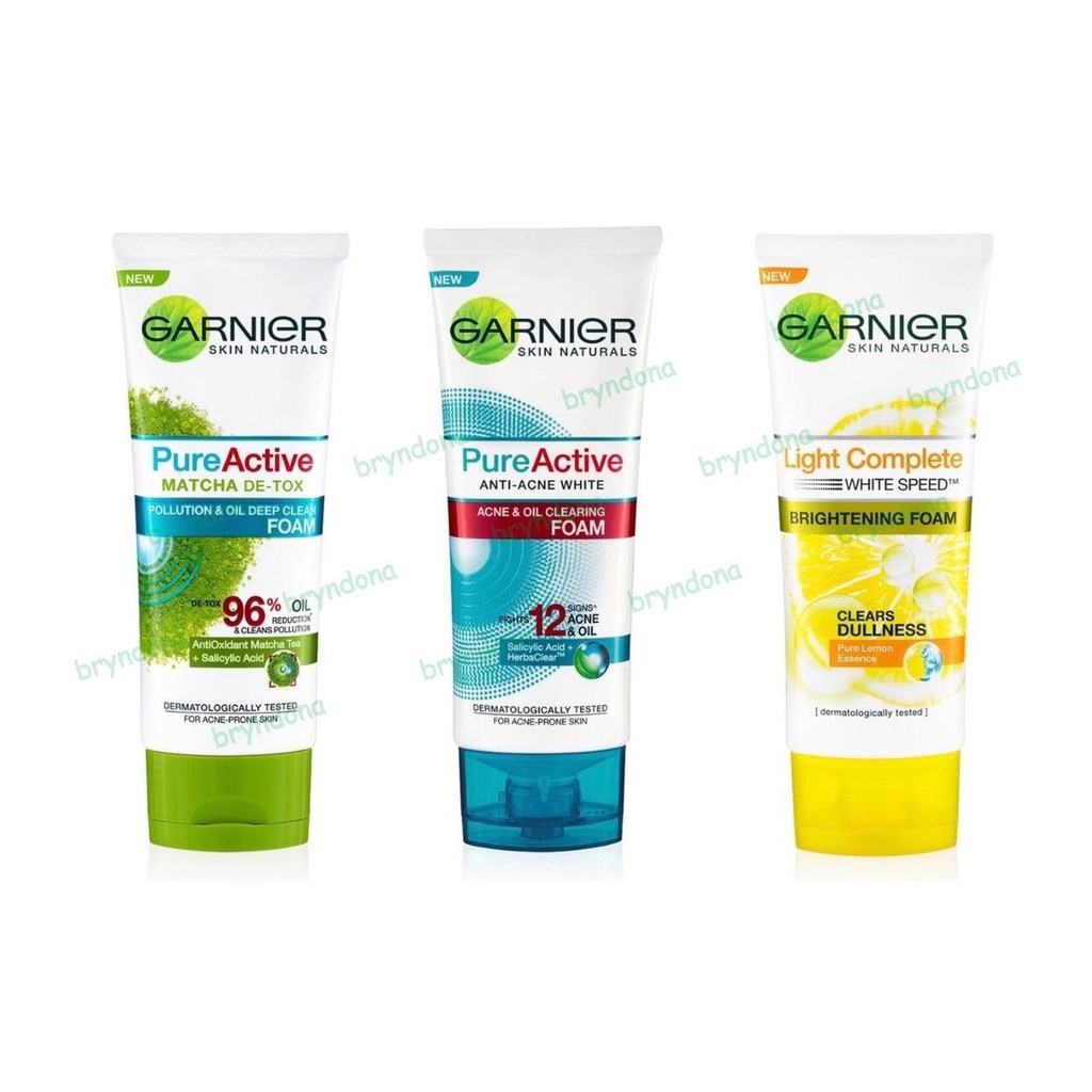 pencuci muka garnier matcha