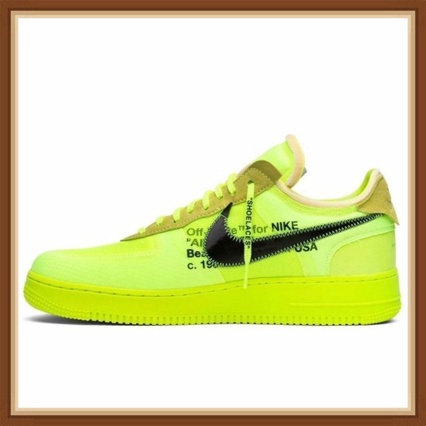 af1 off white green